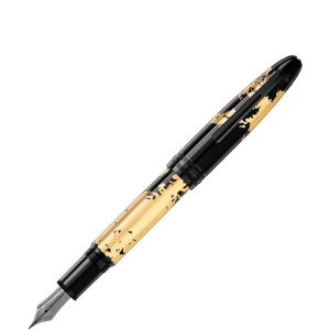 Bút Máy Montblanc Meisterstück Solitaire Calligraphy Gold Leaf