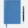 Set Montblanc Meisterstück Classique Platinum Ballpoint and Notebook