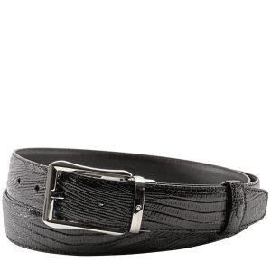 Dây Lưng Montblanc Rectangular Rounded Shiny Palladium-Coated Pin Buckle